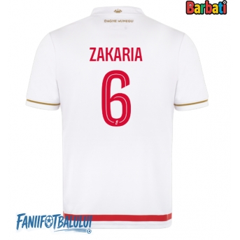AS Monaco Denis Zakaria #6 Tricou Fotbal Replică 2025-26 Barbati Acasa